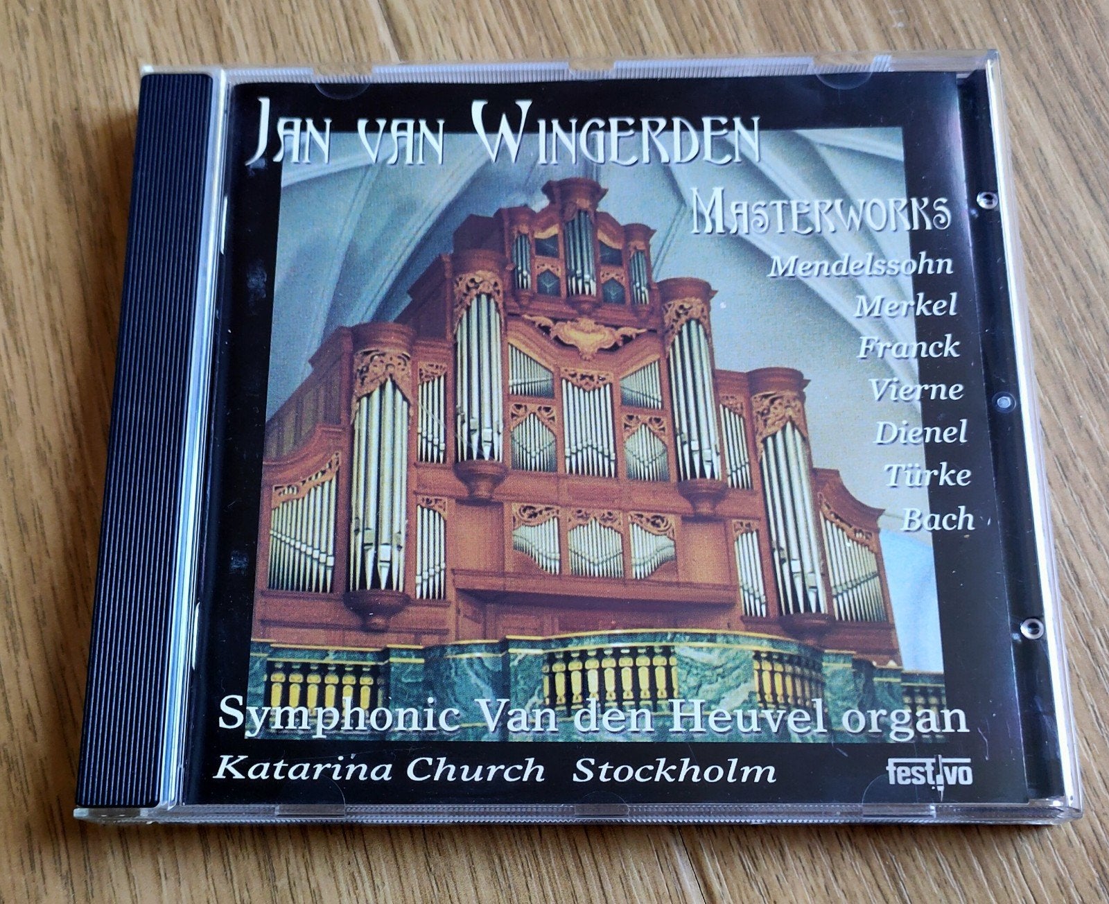 Jan van Wingerden  Masterwork s Symphonic Van den Heuvel or, Inclusief doosje, Zo goed als nieuw, Romantiek, Orkest of Ballet