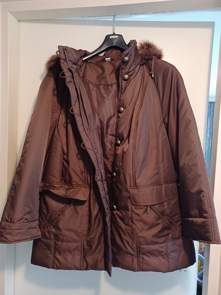 jas 3 - maat 54, Kleding | Dames, Grote Maten, Ophalen of Verzenden, Zo goed als nieuw, Overige kleuren, Jas of Mantel