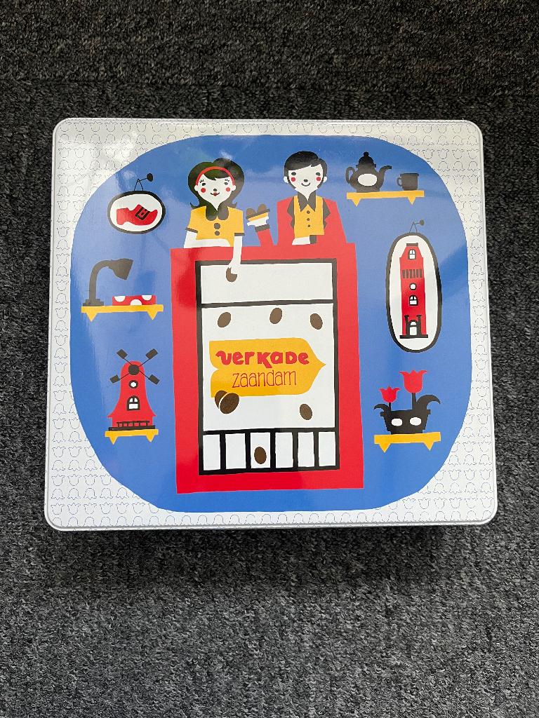 Verkade blik, Verzamelen, Blikken, Ophalen of Verzenden, Zo goed als nieuw, Koek(jes), Verkade