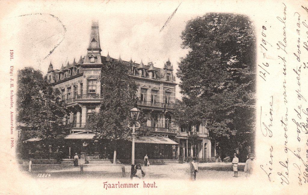 Haarlemmer hout, Haarlem (1900) 128106, Verzenden, Voor 1920, Gelopen, Noord-Holland