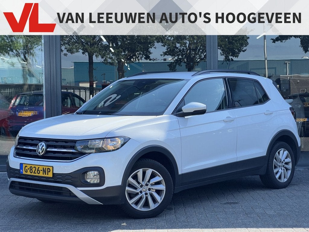 Volkswagen T-Cross 1.0 TSI Life | Nieuw binnen | Camera | Ap, Auto's, Volkswagen, Gebruikt, Euro 6, 116 pk, Wit