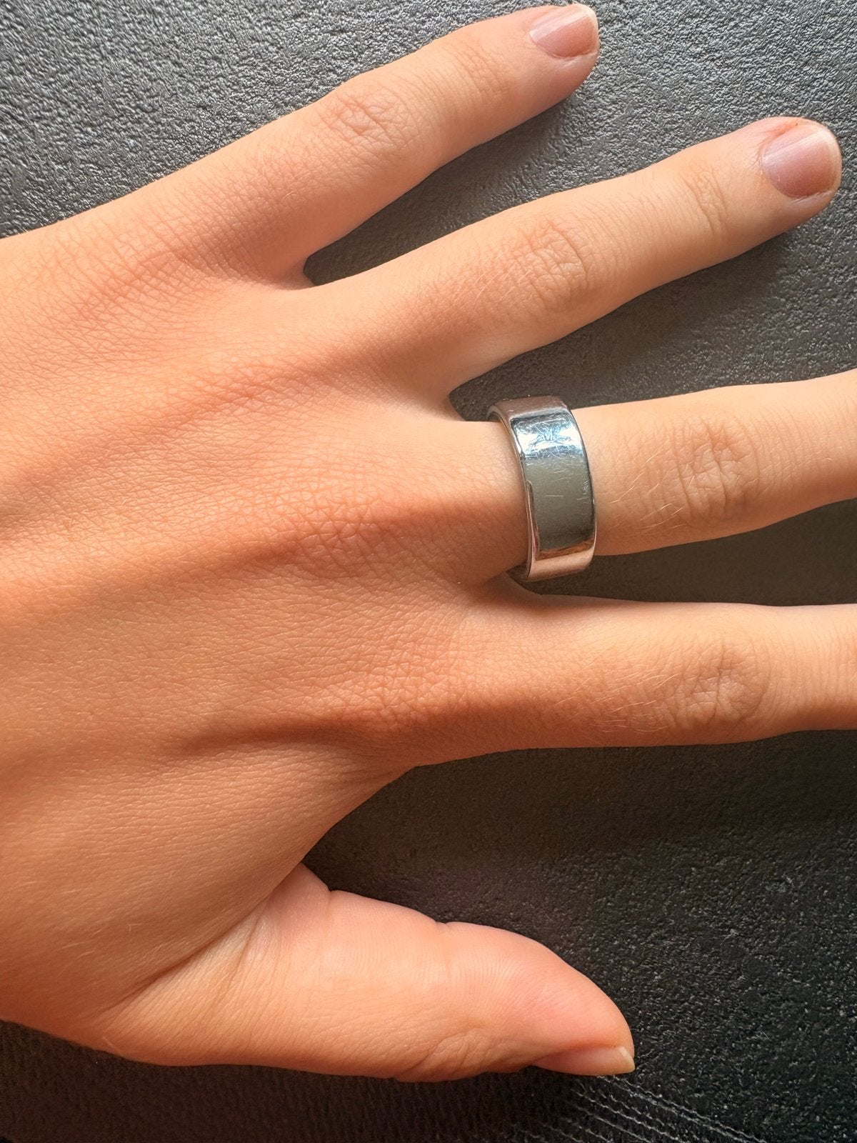 Oura Ring Gen 4 Zilver size 7 met oplader, Gebruikt, IOS, Slaap, Ophalen of Verzenden