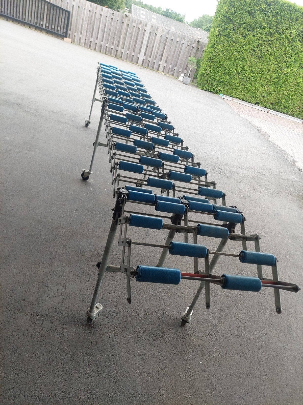 harmonica roller baan, Ophalen, 4 meter of meer