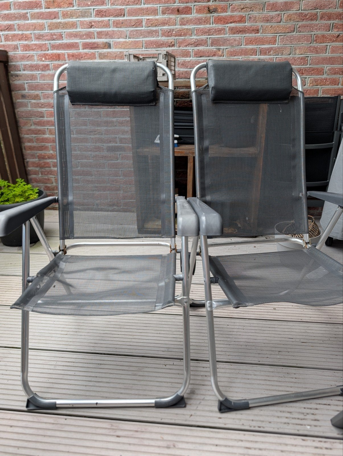 Gratis: Gebruikte verstelbare tuinstoelen, Tuin en Terras, Ophalen