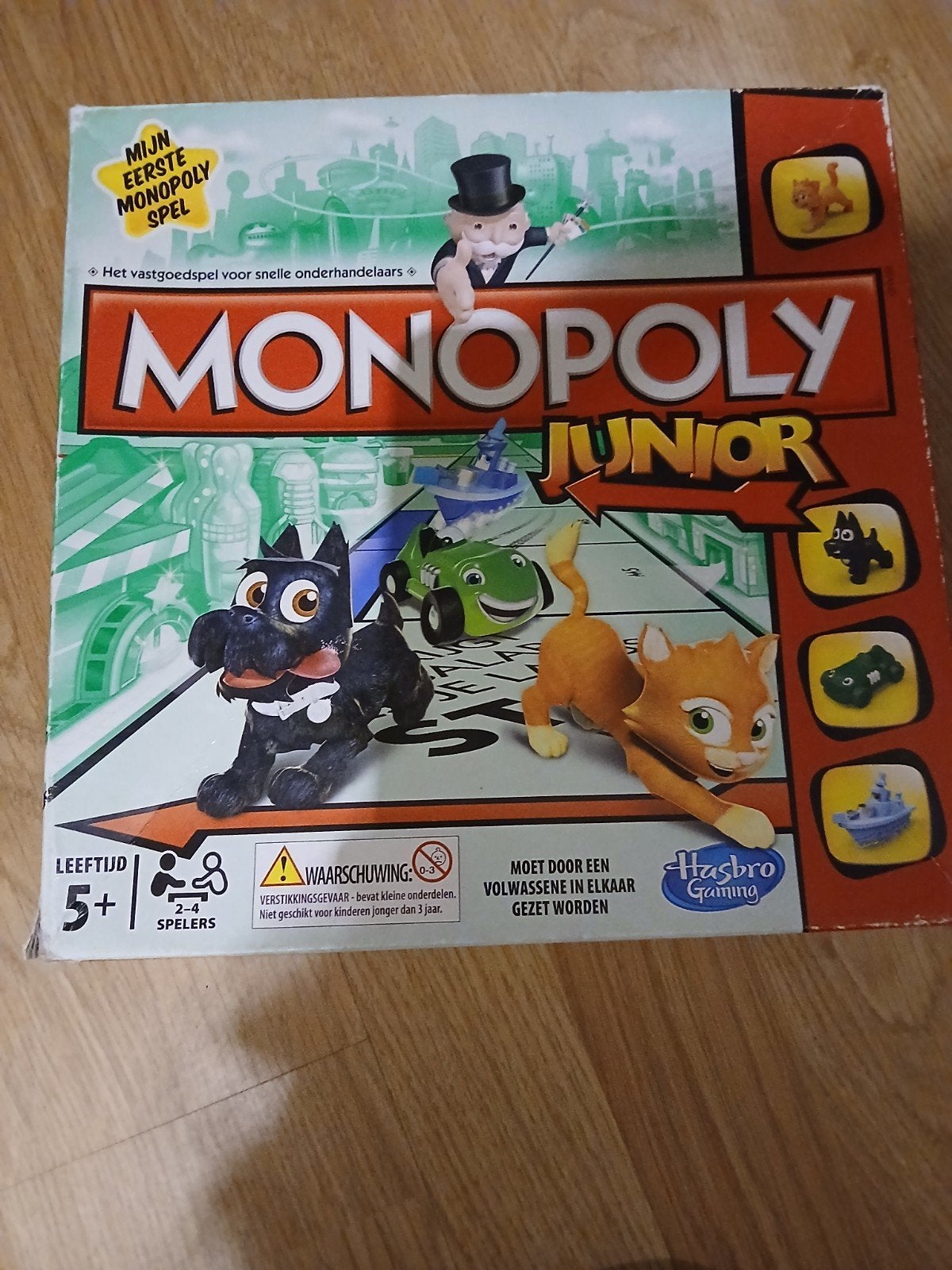 Monopoly Junior - Mijn Eerste Monopoly Spel, Drie of vier spelers, Ophalen, Gebruikt, Hasbro Gaming