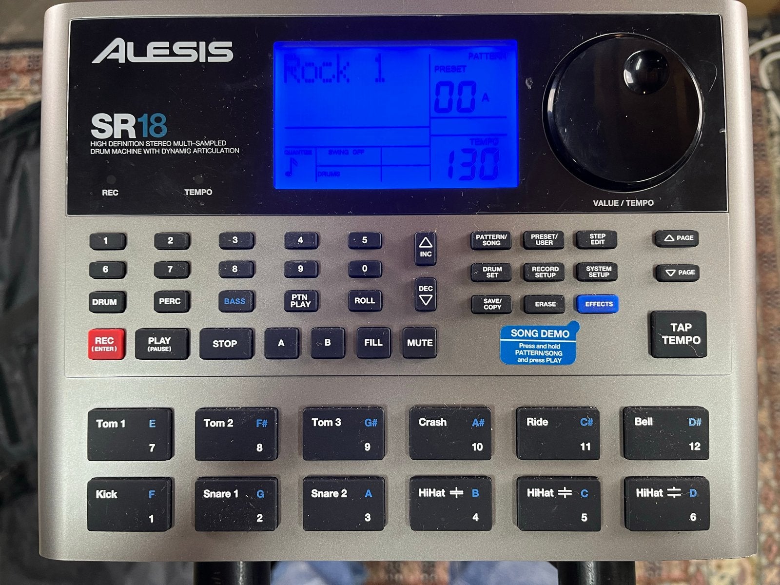 Alesis SR18 drumcomputer - Zo goed als nieuw, Muziek en Instrumenten, Ophalen of Verzenden, Zo goed als nieuw, Overige merken