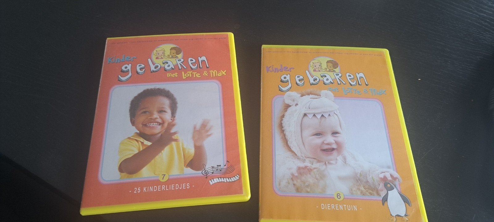 Kinder Gebaren met Lotte & Max DVD's - Deel 6 & 7, Ophalen, Gebruikt, Alle leeftijden, Tv-serie