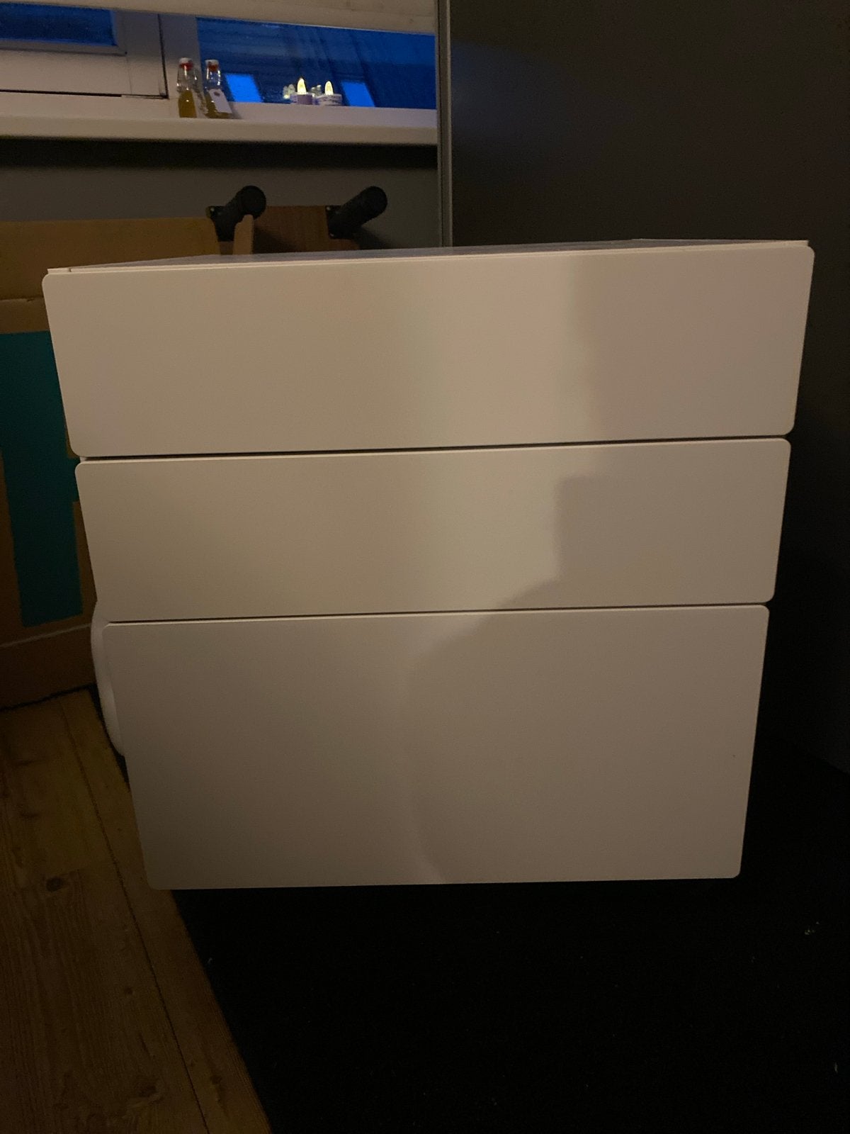 IKEA Ladekast wit 60x60x57 cm, Ophalen, Overige materialen, Gebruikt, 50 tot 100 cm