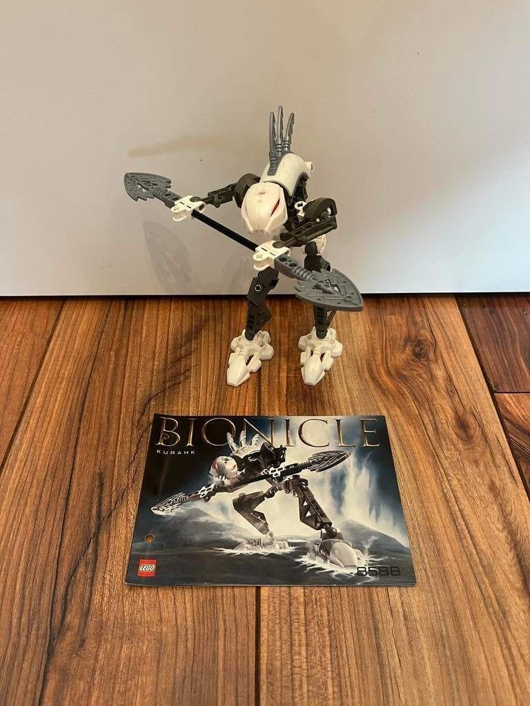 LEGO Technic Bionicle 8588 Kurahk – 100% compleet!, Ophalen of Verzenden, Zo goed als nieuw, Complete set, Lego
