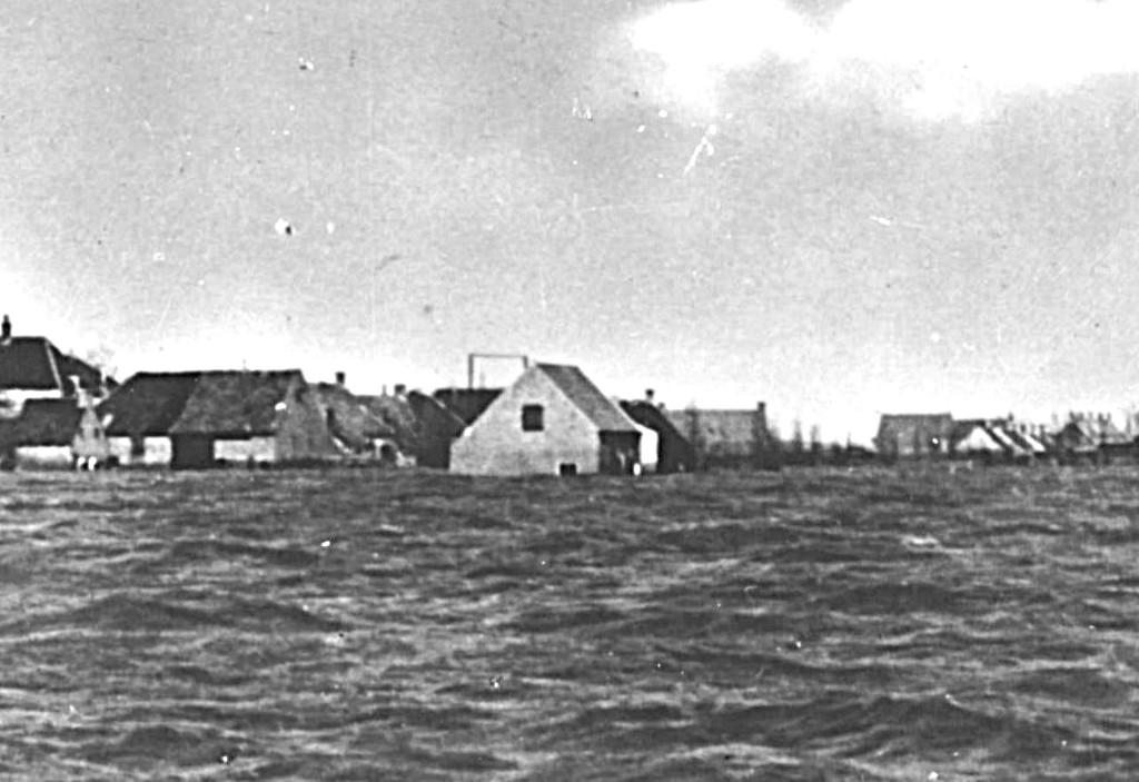 700100 Noordwelle Schouwen Duiveland Zeeland 1953 Watersnood, Ophalen of Verzenden, 1940 tot 1960, Ongelopen, Zeeland