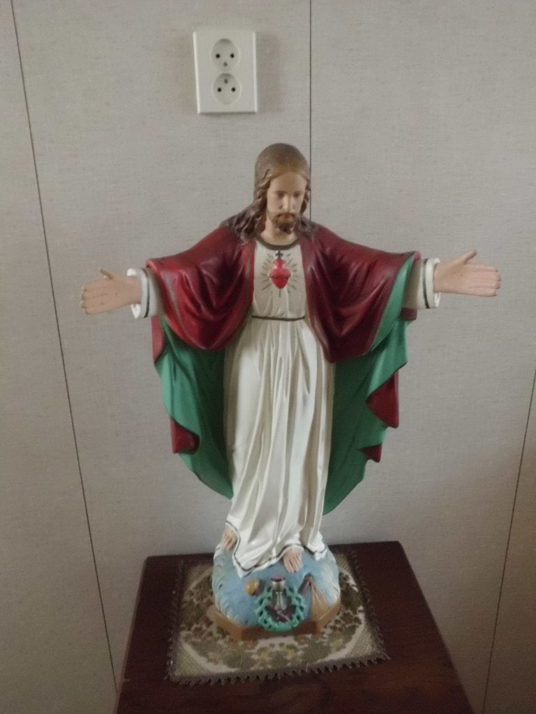Heilig Hart beeld Jezus, Ophalen, Zo goed als nieuw, Beeld(je), Christendom | Katholiek
