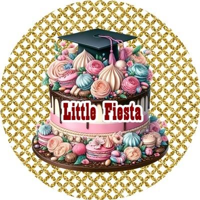 L2222 icing frosting geslaagd 16cm ook in cupcake maat, Ophalen of Verzenden, Nieuw, Cupcakes, Versiering
