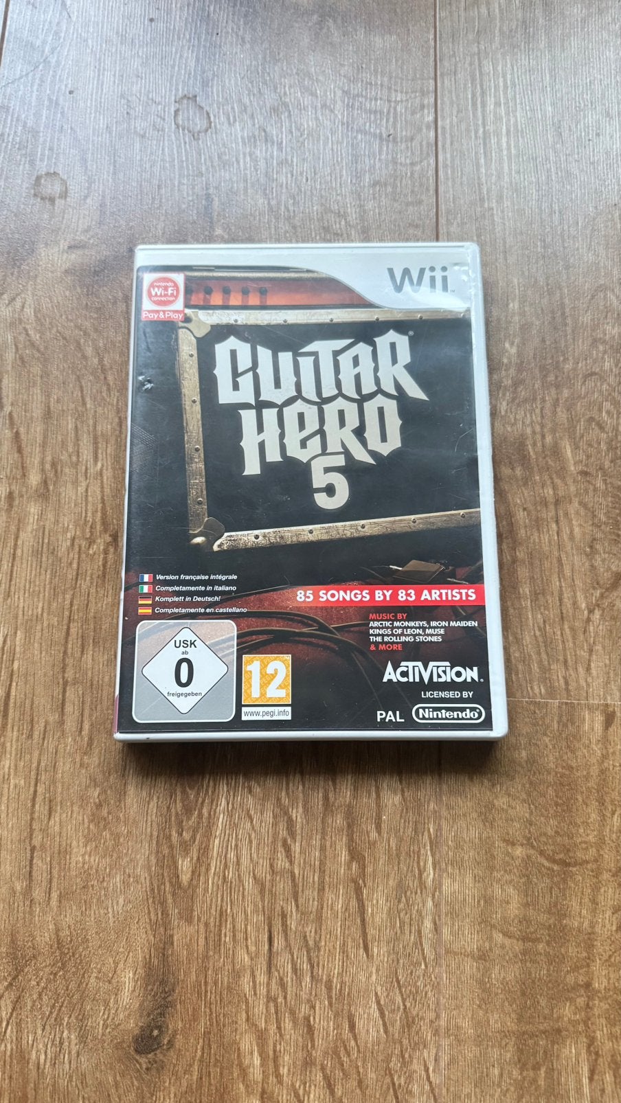 Guitar Hero 5 Wii IN GOEDE STAAT, Spelcomputers en Games, Muziek, 1 speler, Ophalen of Verzenden, Zo goed als nieuw