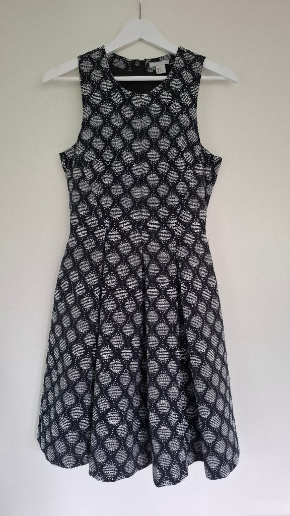 Zomerkjurk Polka Dot dress H&M, Kleding | Dames, H&M, Ophalen of Verzenden, Zo goed als nieuw, Knielengte