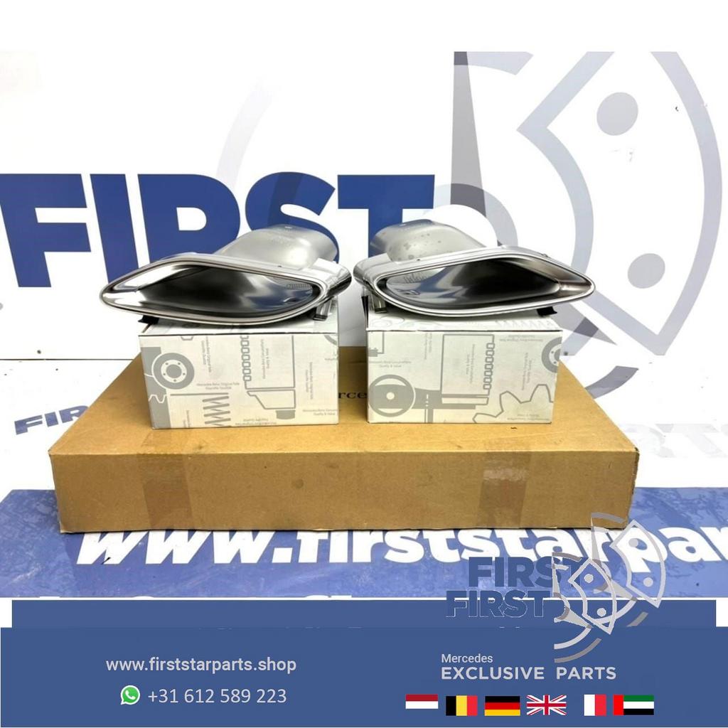 W205 C205 AMG LINE UITLAAT SIERSTUKKEN L/R Mercedes C Klasse