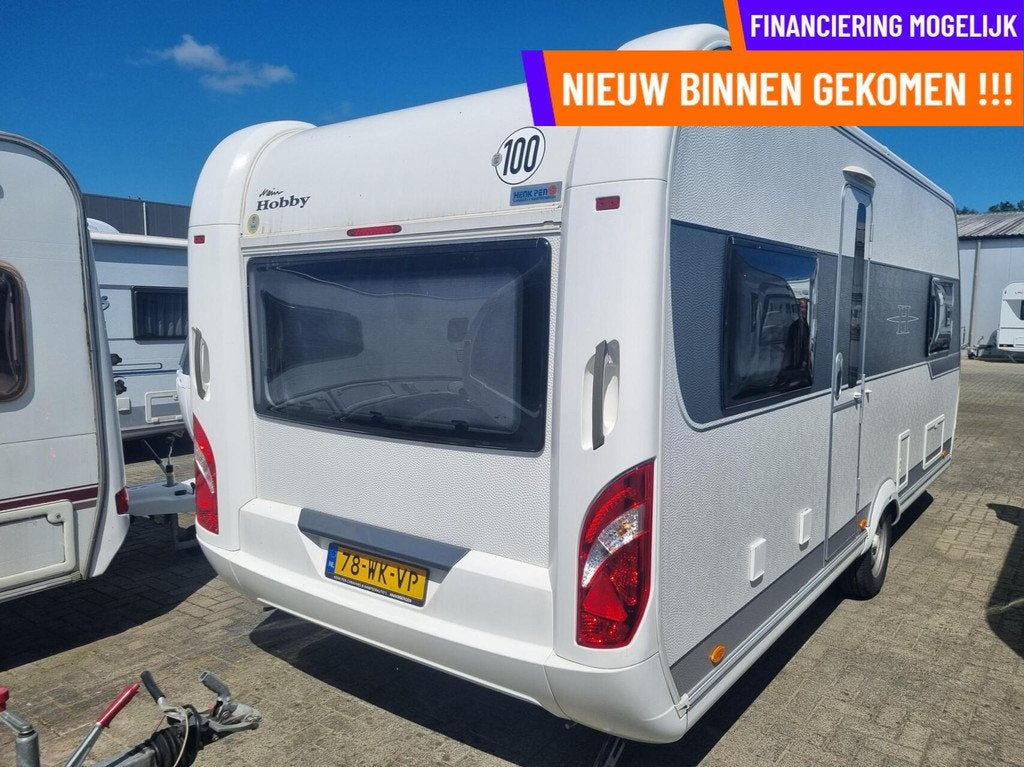 Hobby 540 UL de luxe MOVER + ENKELE BEDDEN + VOORTENT, Caravans en Kamperen, Mover, Rondzit, Hobby, 7 tot 8 meter