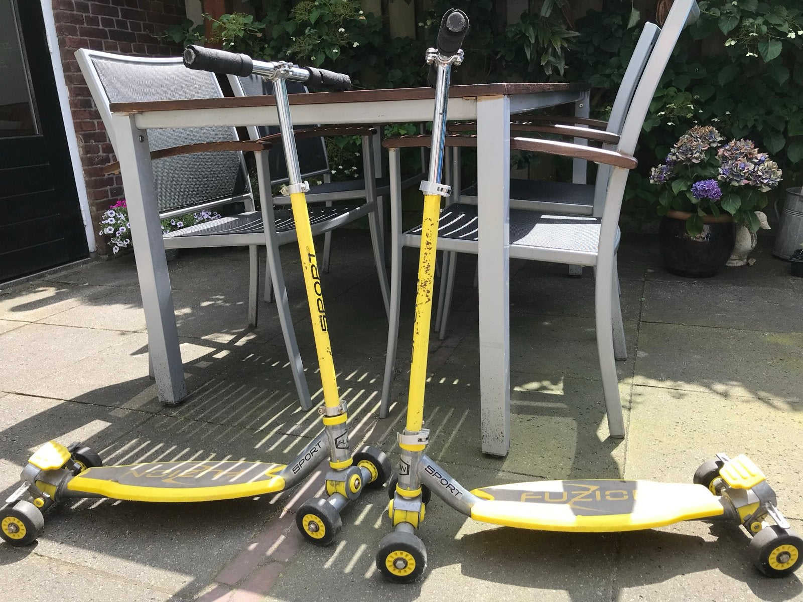 Twee Fuzion Sport steps - Gebruikt, Fietsen en Brommers, Ophalen of Verzenden, Gebruikt, Gewone step