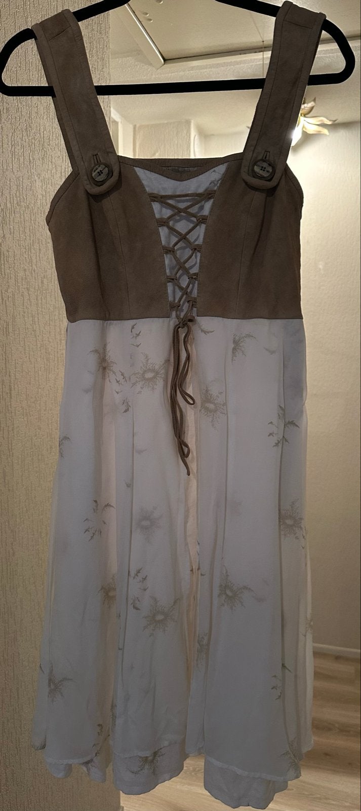 Spieth & Wensky Dirndl Jurk - Beige/Wit - Maat 40, Maat 38/40 (M), Beige, Ophalen of Verzenden, Zo goed als nieuw