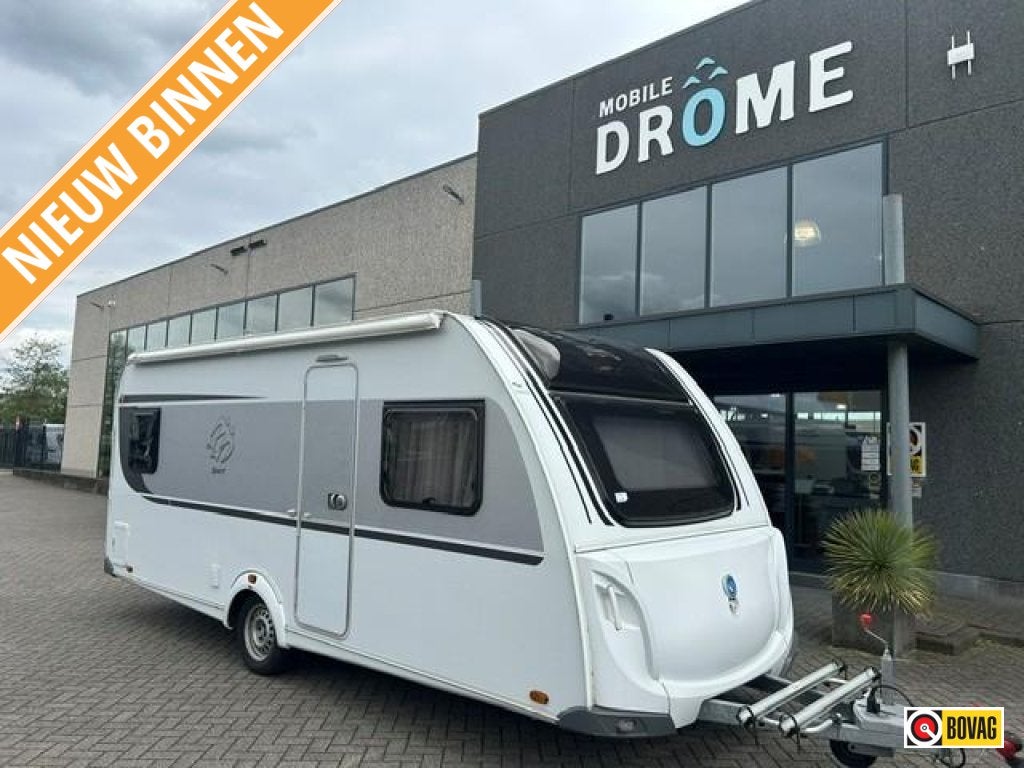Knaus Sport 500 UF MOVER+LUIFEL+VOORTENT, Caravans en Kamperen, Schokbreker, Rondzit, Bedrijf, Overige typen