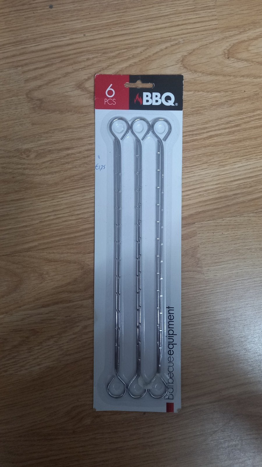 BBQ Spiesen Set - 6 Stuks Barbecue Equipment, Ophalen of Verzenden, Nieuw, BBQ