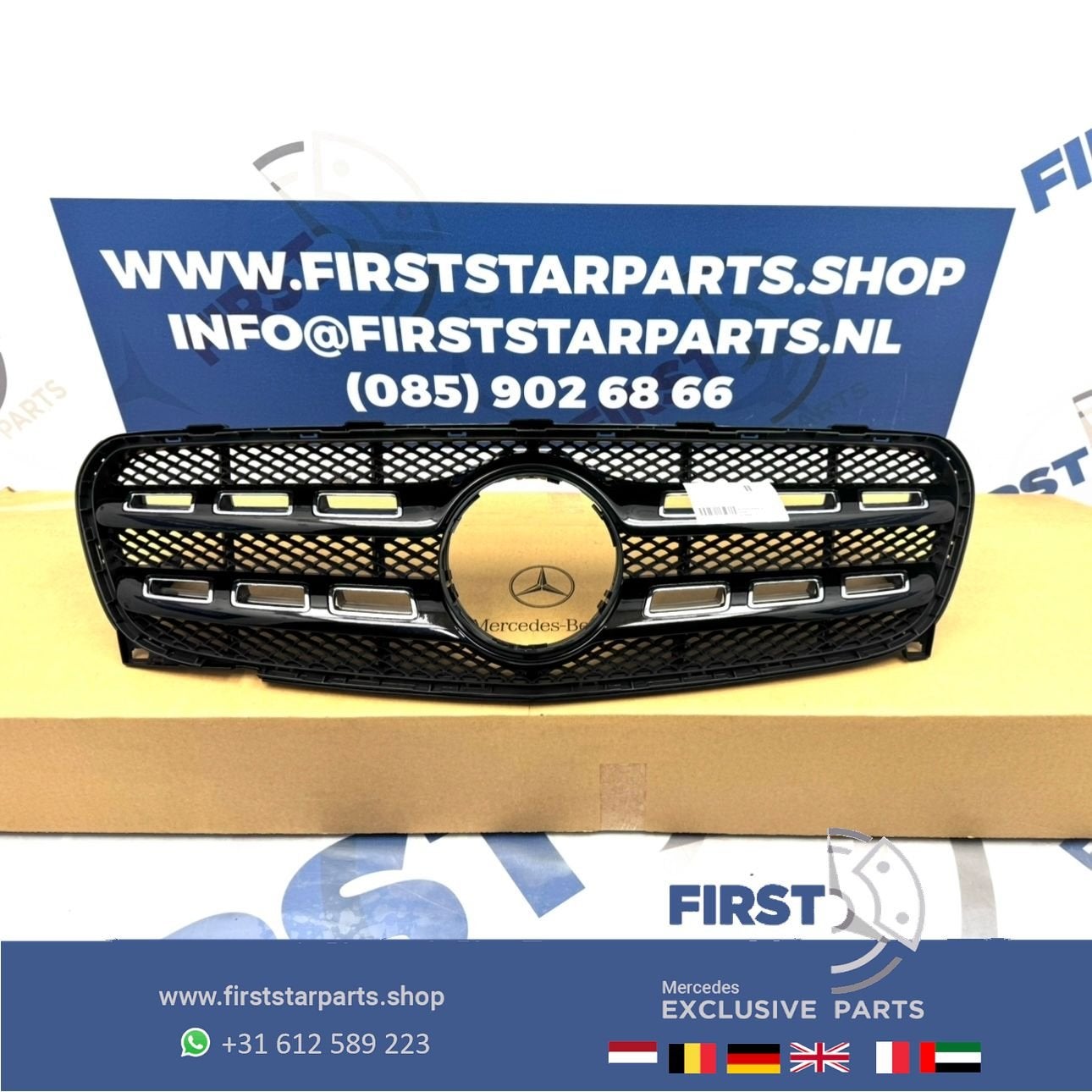 W156 X156 GLA FACELIFT GRIL A1568806400 Mercedes 2013-2018 O, Gebruikt, -, Ophalen of Verzenden, -