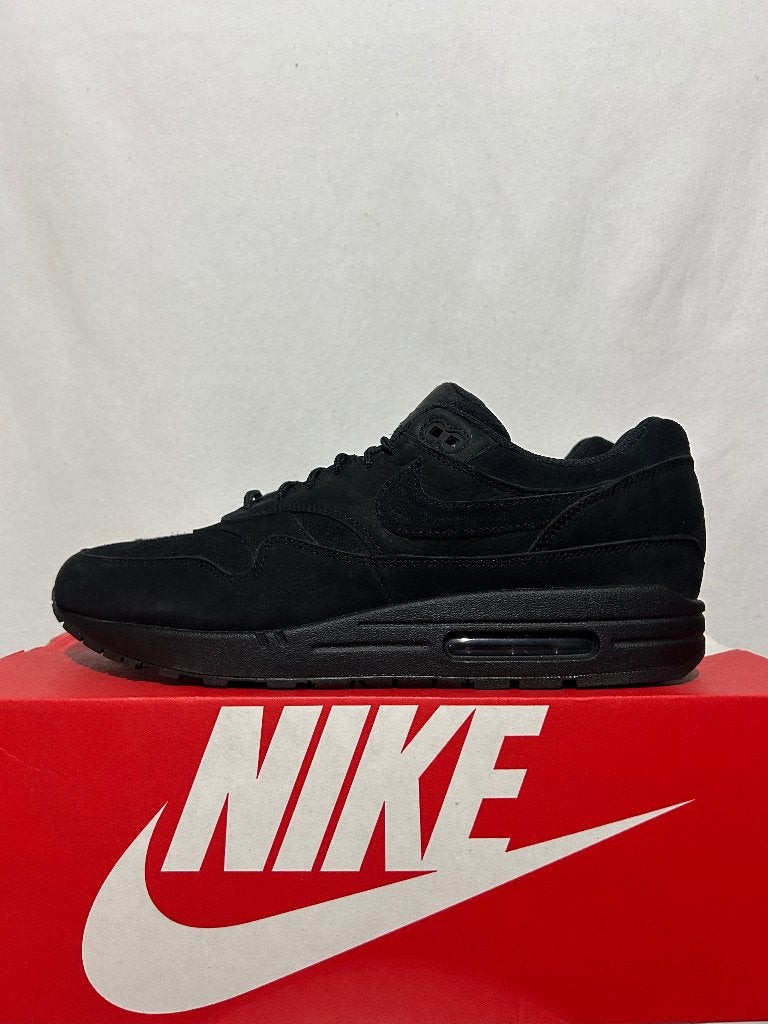 NIEUW IN DOOS! Maat 47,5 - Nike Air Max 1 Premium Black Cat, Kleding | Heren, Verzenden, Zwart, Nike, Nieuw