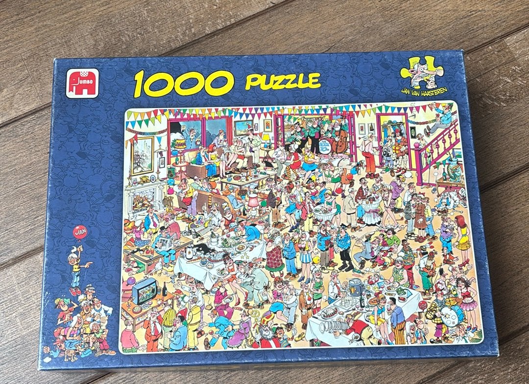 Jan van Haasteren 1000 stukjes, Hobby en Vrije tijd, Denksport en Puzzels, Ophalen of Verzenden, 500 t/m 1500 stukjes, Zo goed als nieuw