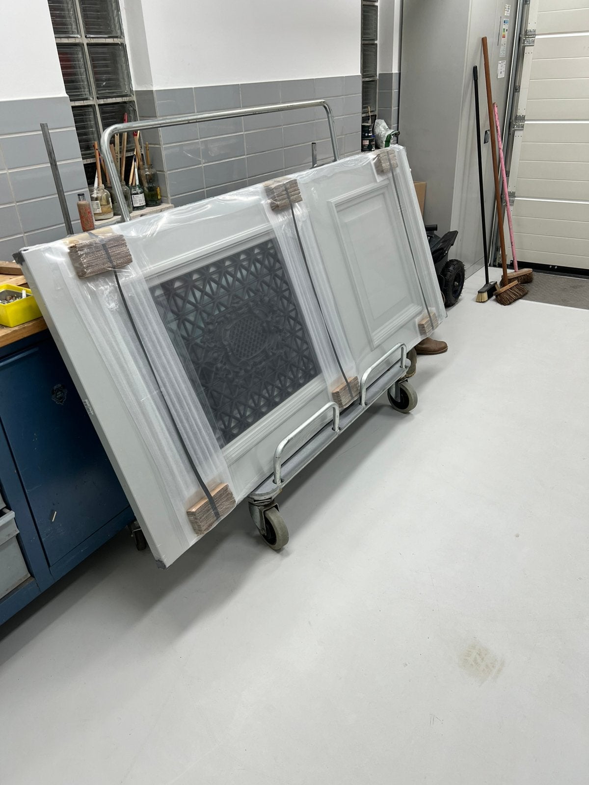 SKE-752 GT 20 afm.930x211,5 cm merbau, Ophalen, 80 tot 100 cm, Nieuw, Buitendeur