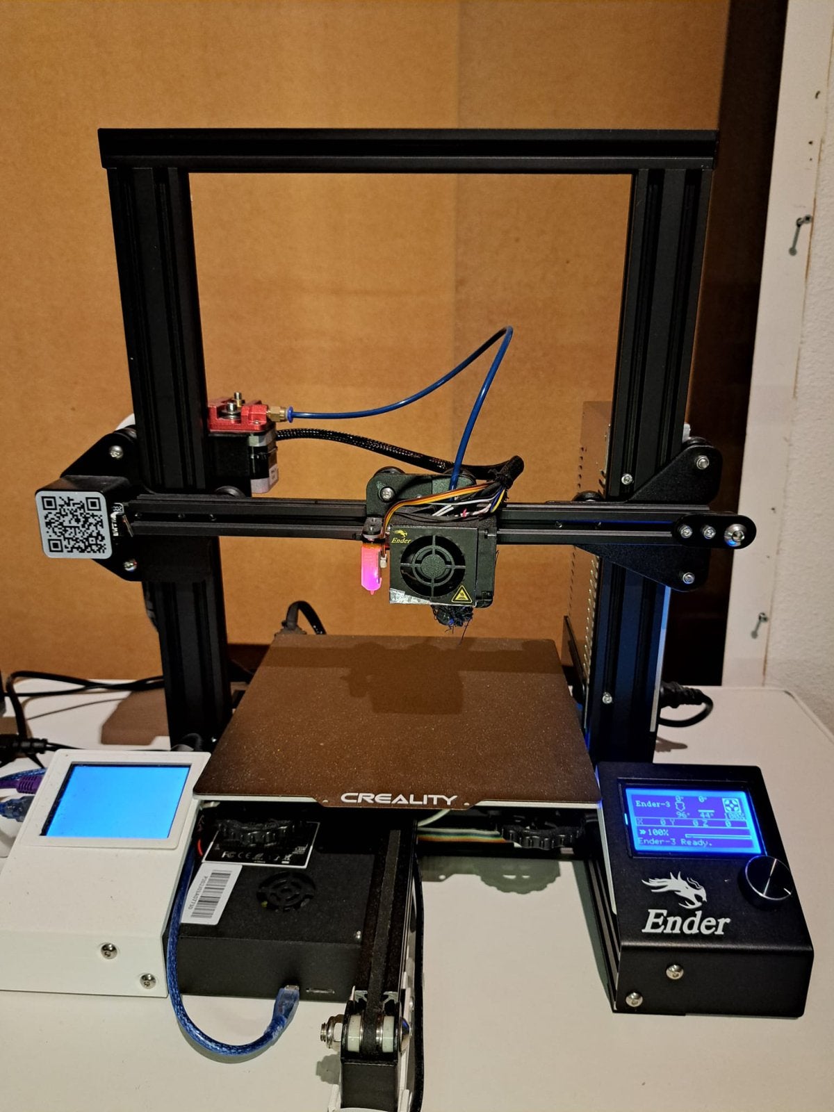 Creality Ender 3 met flinke upgrades, defect aan printkop, Ophalen, Gebruikt