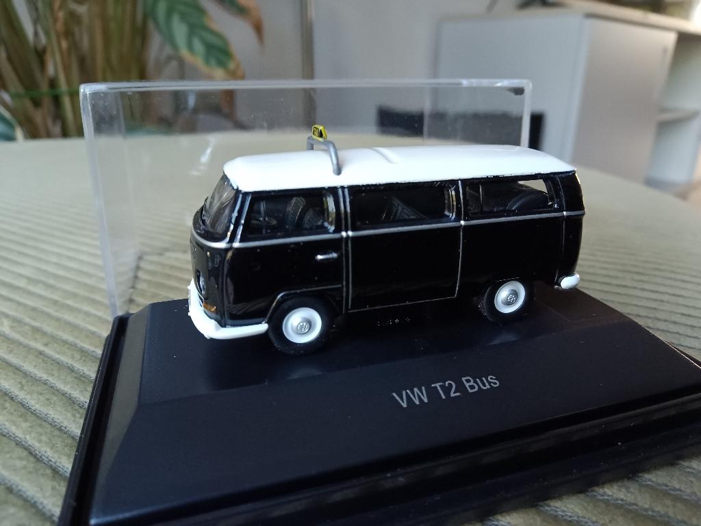 Schuco 1:87 VW T2 bus Taxi, Ophalen of Verzenden, Zo goed als nieuw, Bus of Vrachtwagen, Schuco