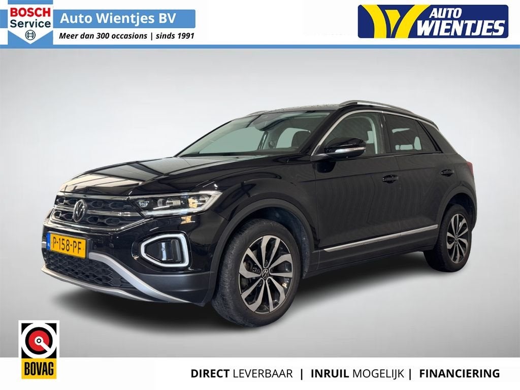 Volkswagen T-Roc 1.0 TSI | Style | Navi | Camera | IQ-Light, Auto's, Volkswagen, Gebruikt, Euro 6, Zwart, Adaptive Cruise Control