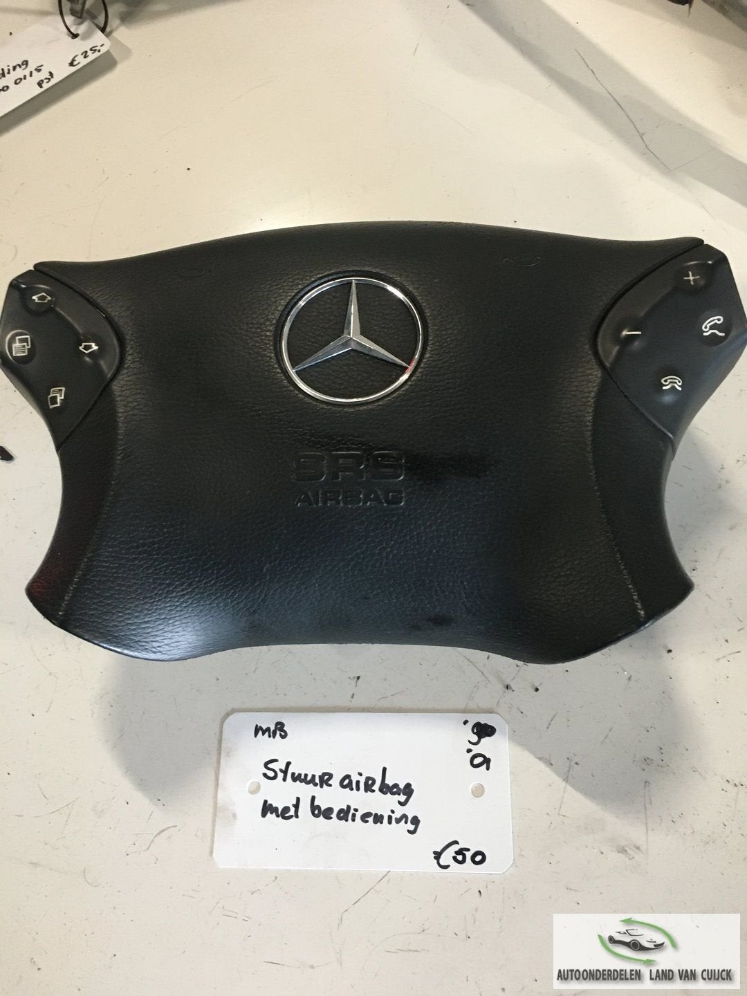 Mercedes Stuur aiirbag 2001 met bediening, Gebruikt, -, -, Ophalen of Verzenden
