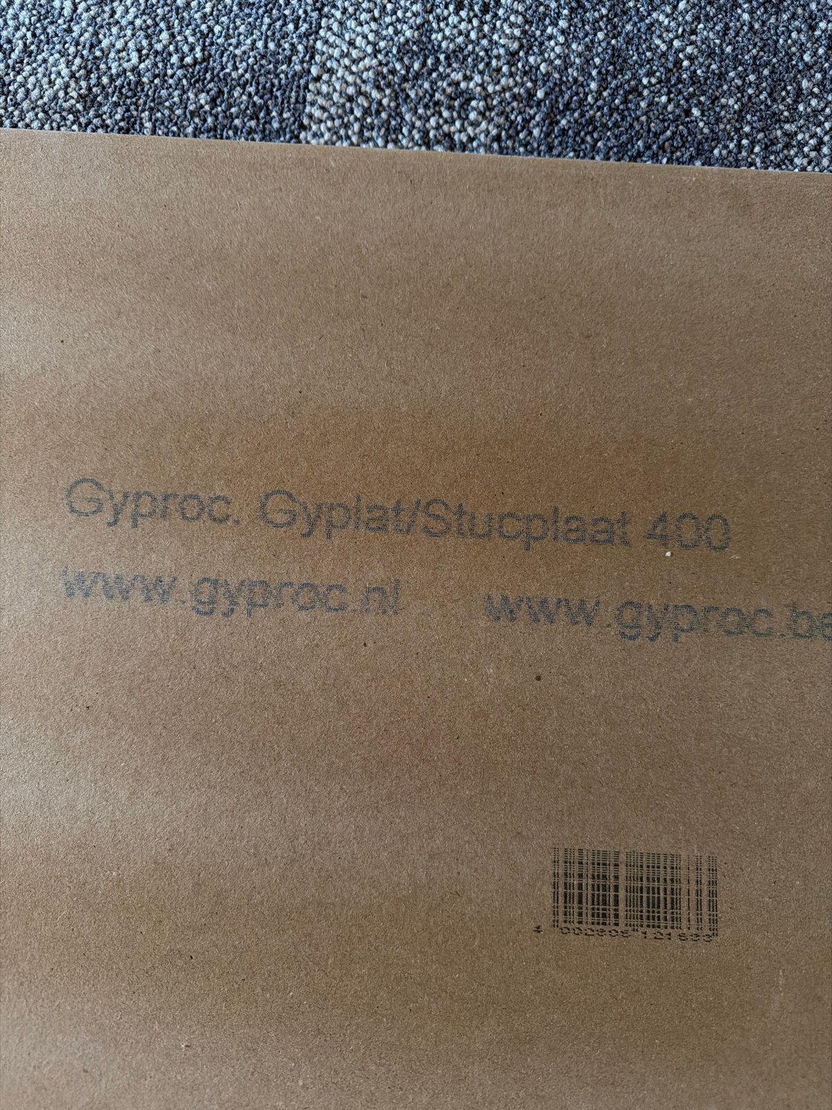 3x Gyproc Gyplat/Stucplaat 400 - Nieuw, Doe-het-zelf en Verbouw, Ophalen, Nieuw, Overige materialen, Minder dan 20 mm
