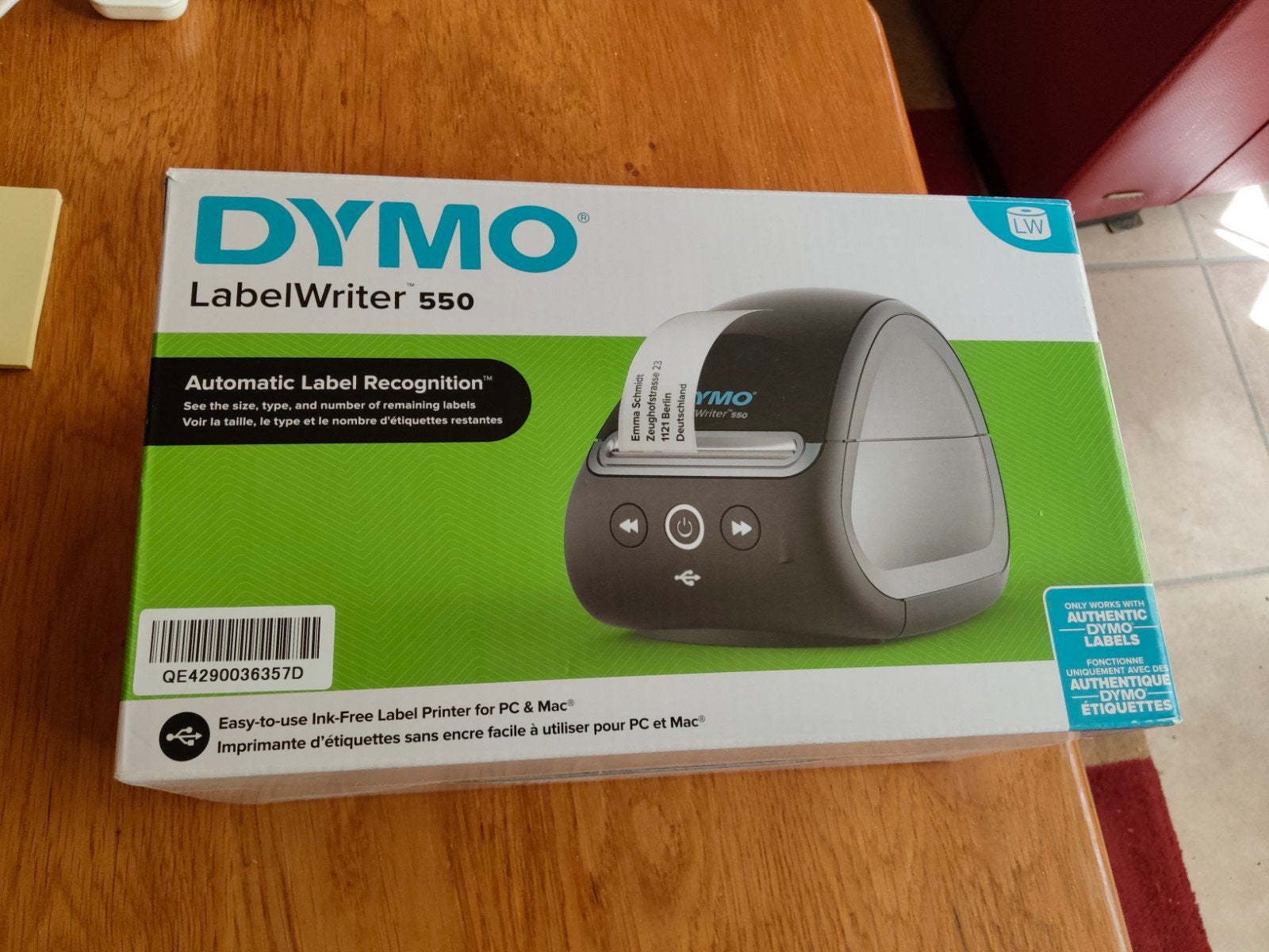 Dymo 550 label printer, Computers en Software, Labelprinters, Ophalen of Verzenden, Nieuw