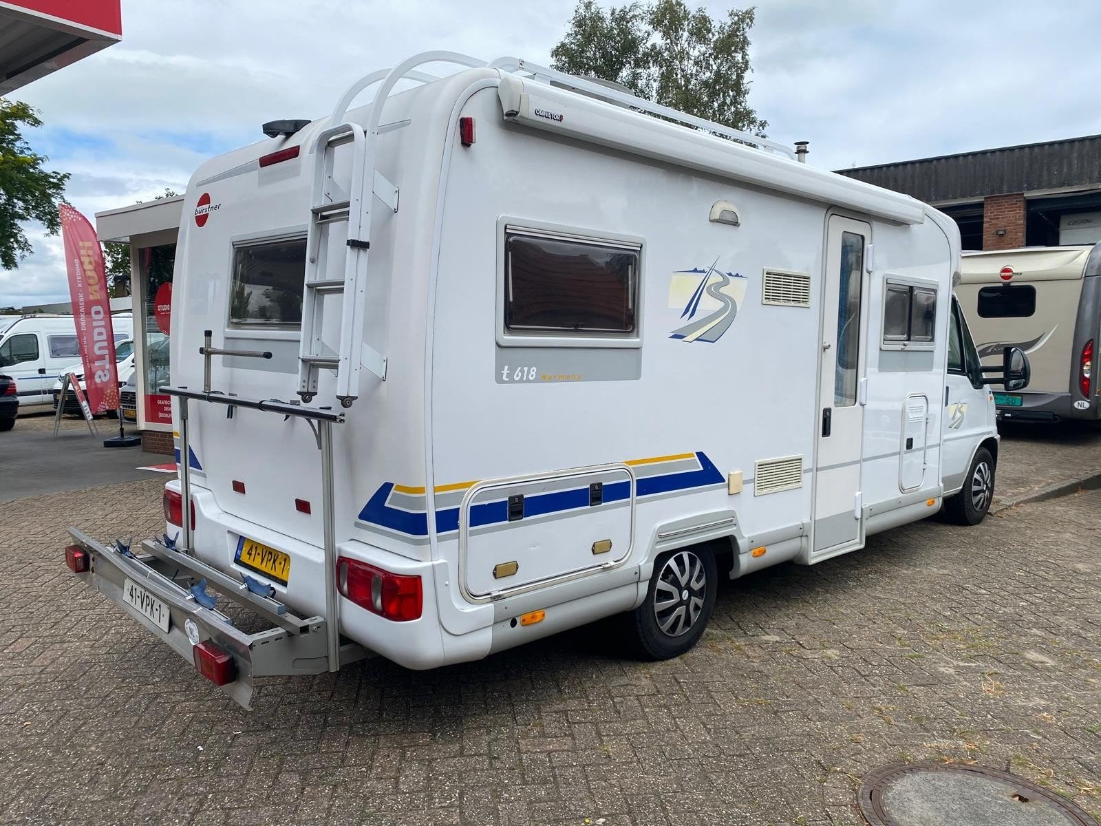Burstner T618 - 4 slaapplaatsen en complete, Caravans en Kamperen, Campers, Ringverwarming, Fiat, Koelkast, Particulier