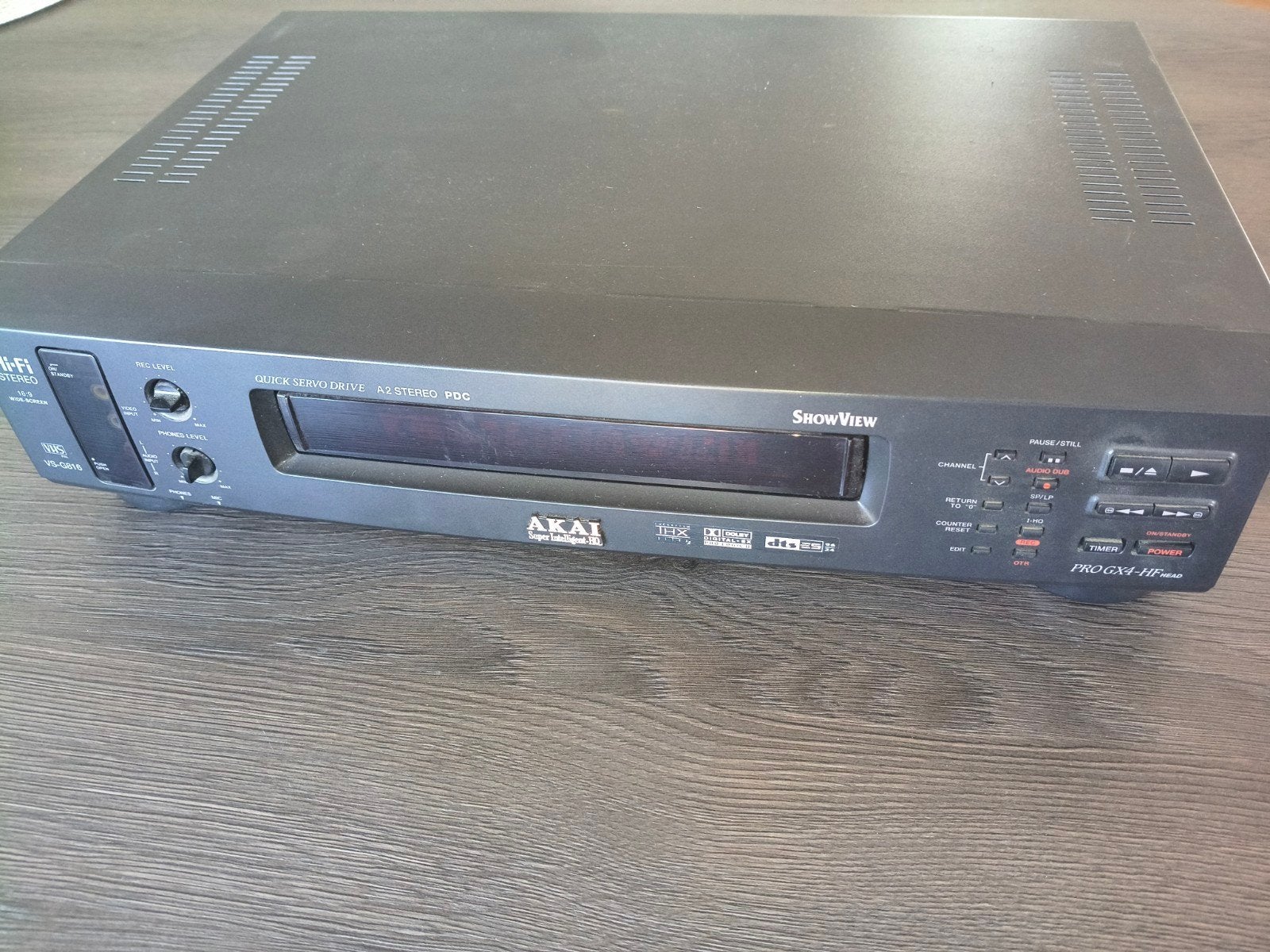 Akai VS-G816 VHS Recorder 16:9 THX DolbyDigitalEX DTS, Ophalen, Gebruikt, VHS-speler of -recorder