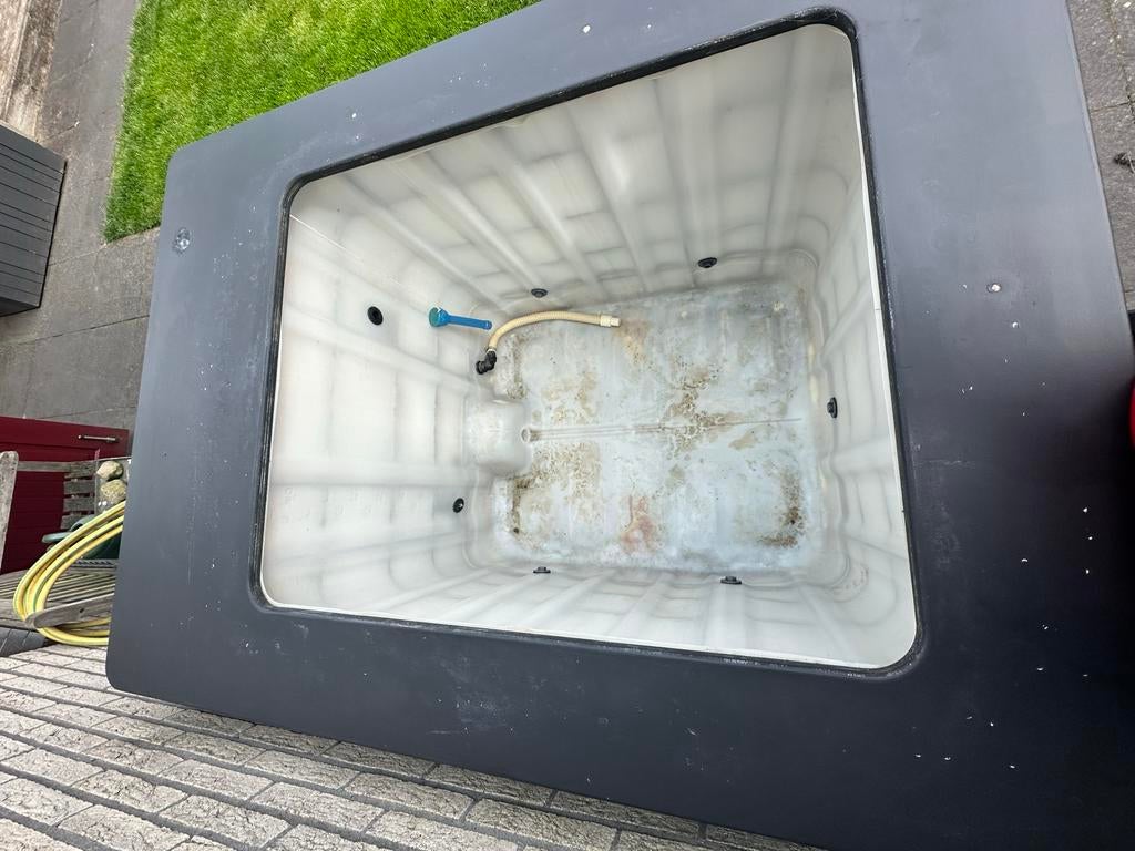 Unieke Hottub van IBA-container - Compleet met Extra's, Ophalen, Gebruikt, Trap