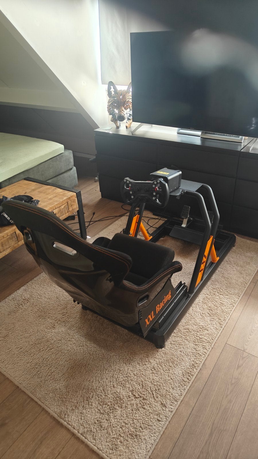 Simagic Alpha Evo Wheelbase + GT Neo Stuur + XXL Racing Rig, Spelcomputers en Games, Spelcomputers | Overige, Ophalen, Overige merken