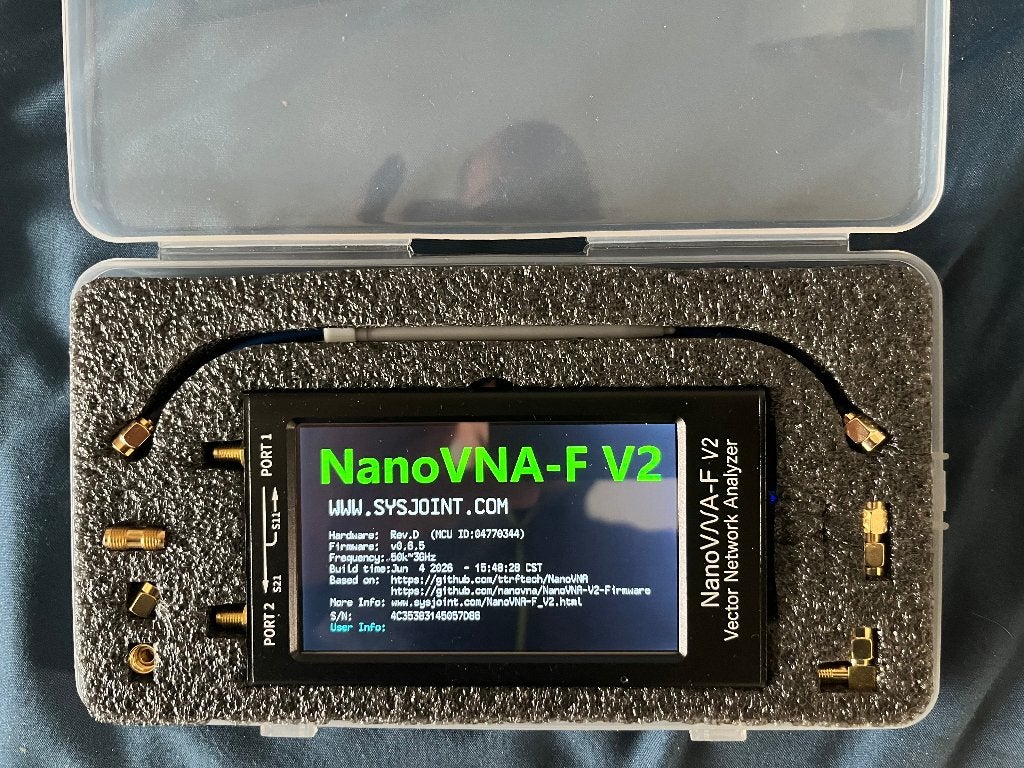NanoVNA-F V2 Vector Netwerk Analyser, Ophalen of Verzenden, Nieuw, Zender en Ontvanger