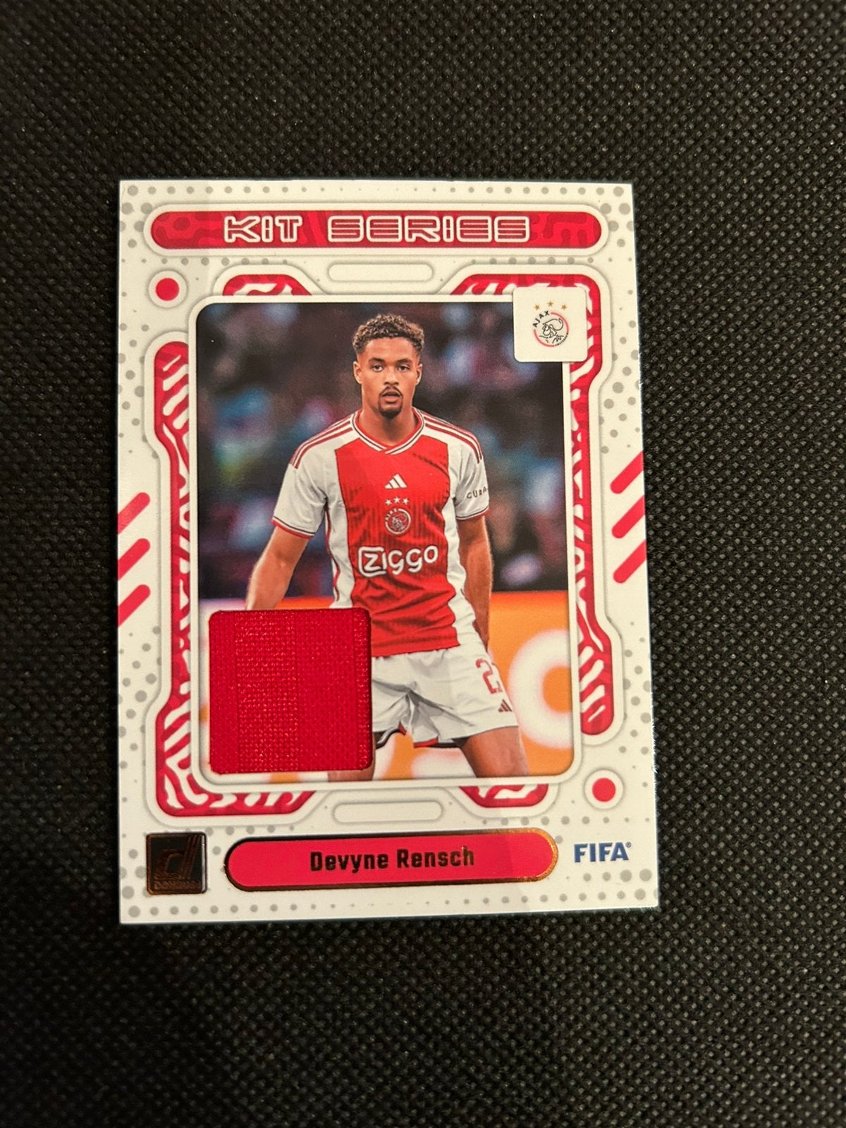 Devyne Rensch patch kaartje, Ophalen of Verzenden, Zo goed als nieuw, Ajax, Shirt
