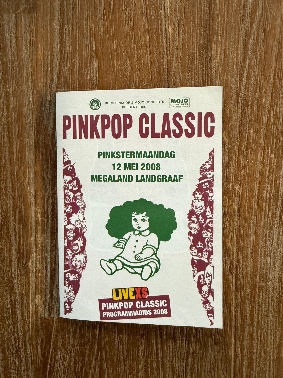 Programmaboekje Pinkpop classic ‘08 Golden Earring UB40 Fish, Verzamelen, Muziek, Artiesten en Beroemdheden, Ophalen of Verzenden