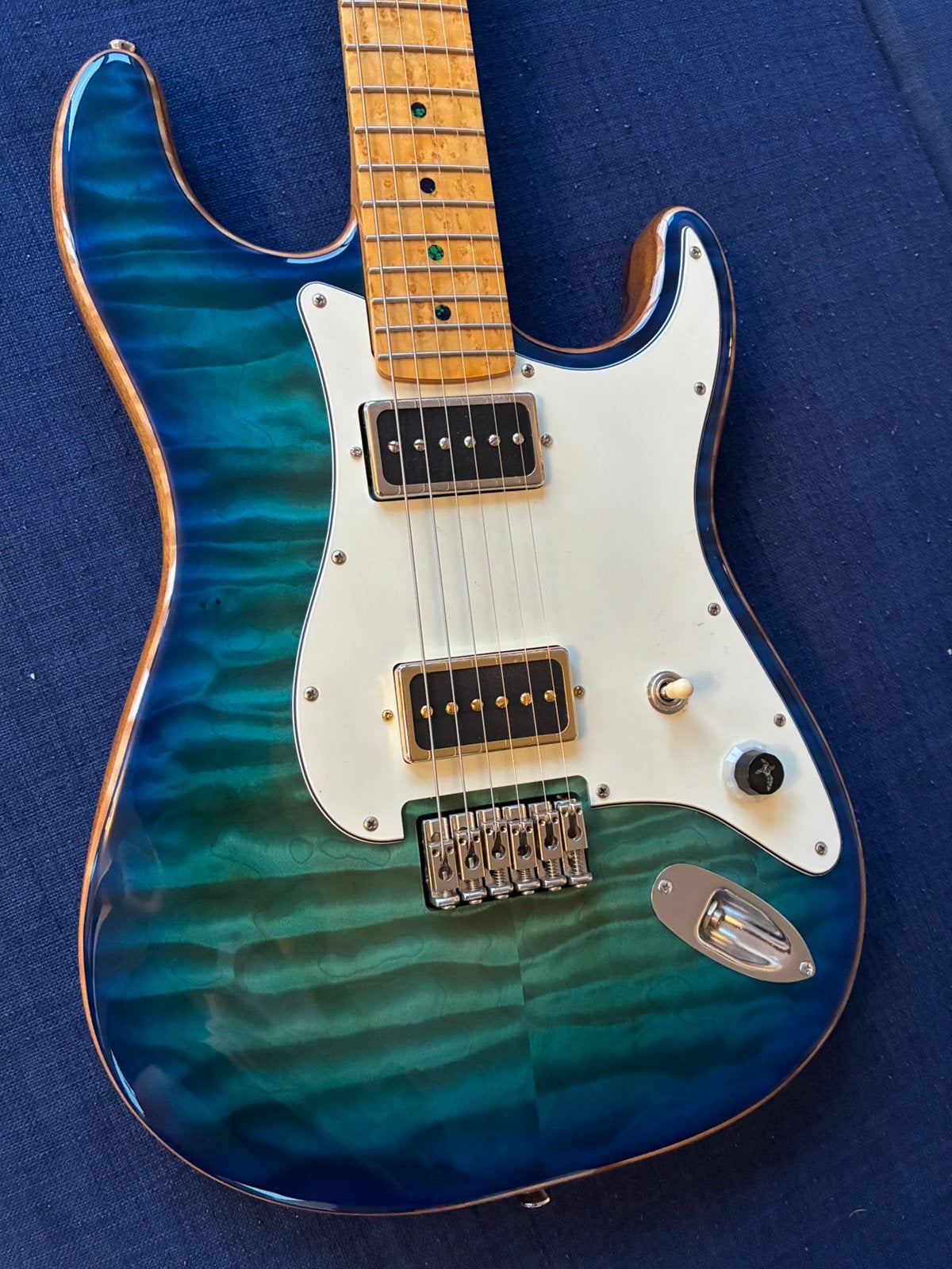 Warmoth superstrat, Lollar Novel 90 pickups, Muziek en Instrumenten, Ophalen, Zo goed als nieuw, Solid body, Overige merken