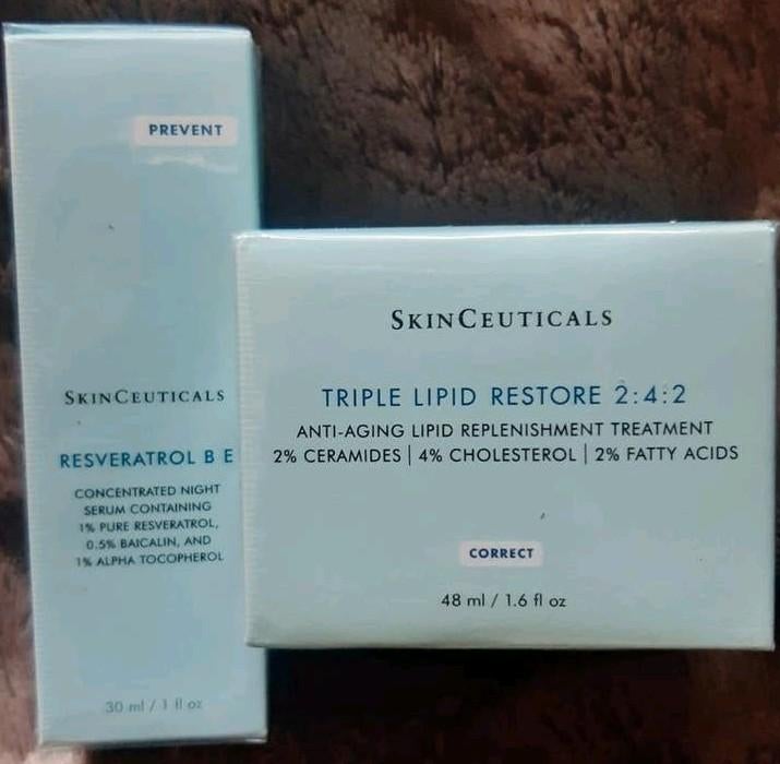 SKINCEUTICALS Set: creme + serum, Ophalen of Verzenden