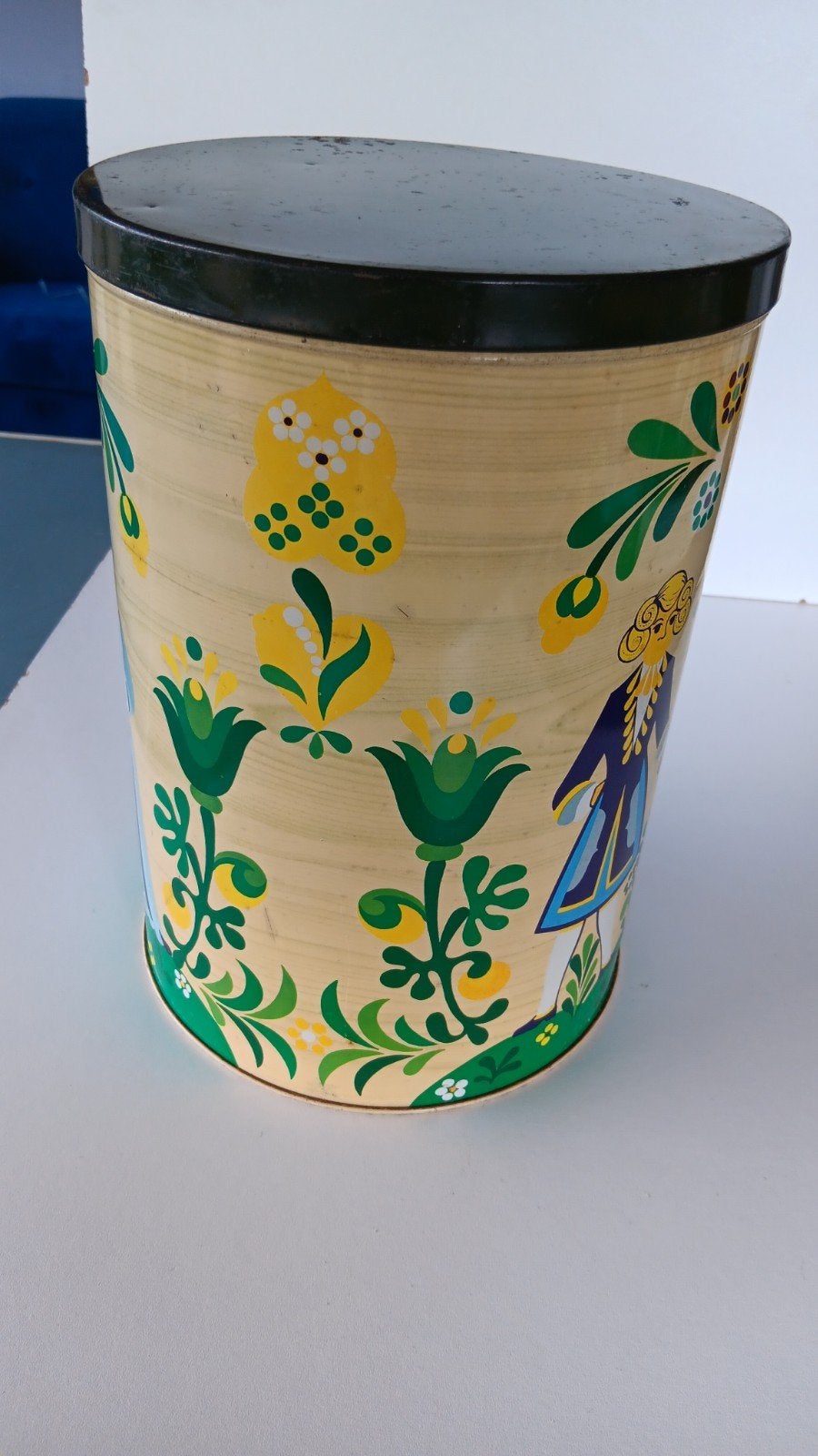 Groot retro blik 28 cm hoog
Diameter 19.5 cm.
Gebruikt uiter, Verzamelen, Blikken, Ophalen of Verzenden, Gebruikt, Overige