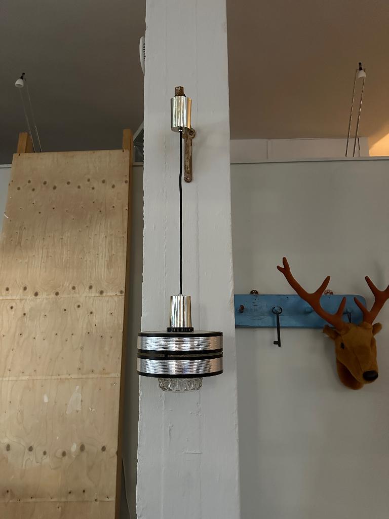 SALE: Space age hanglamp, vintage design lamp, Ophalen, Gebruikt, -, Glas