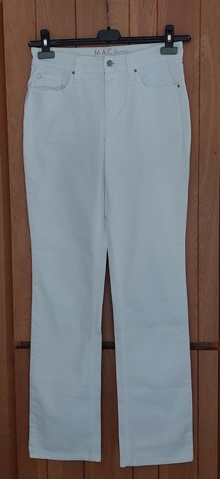 MAC Jeans Melanie witte jeans, maat M/38, Ophalen, MAC Jeans, Wit, Zo goed als nieuw