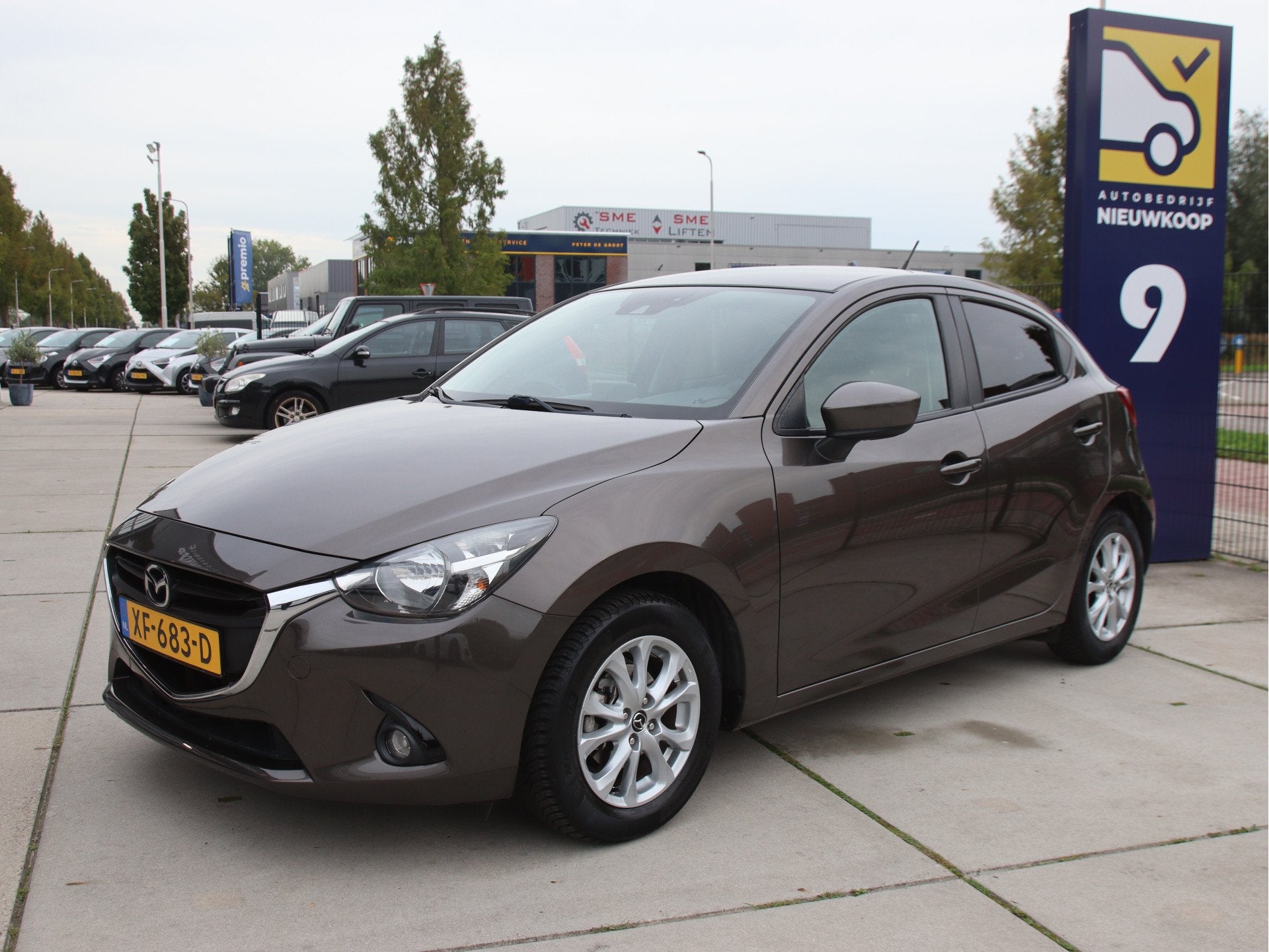 Mazda 2 1.5 Skyactiv-G TS Navi, Trekhaak, Cruise-Climate, PD, Auto's, Stof, Euro 6, 4 cilinders, Bruin