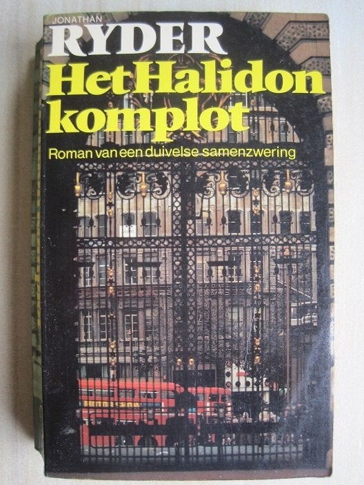 062 - Het Halidon komplot - Jonathan Ryder / Robert Ludlum, Wereld overig, Ophalen of Verzenden, Jonathan Ryder / Robert Ludlum