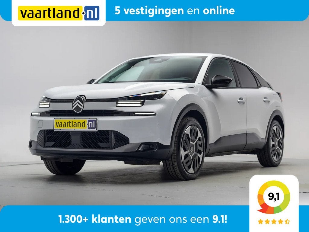 Citroën C4 You 50kWh 3-fase [ LED Navi Apple / android Came, Auto's, Citroën, Automaat, 0 cilinders, Gebruikt, Wit