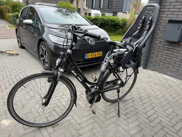 Batavus elektrische damesfiets zwart, Fietsen en Brommers, Elektrische fietsen, Ophalen, Gebruikt, Batavus